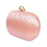 Bolsa Clutch Rosa com Cristais Camila Único - 3