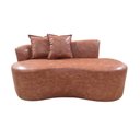 Ver imagem 1 de Namoradeira Sofá Feijão Hana Orgânica Courissímo Ocre