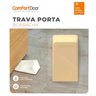 Trava Porta De Piso Comfortdoor Calço Para Porta De Borracha Marrom Claro - 4