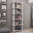 Ver imagem 1 de Estante de Livros Moderno 67,5cmx181cm Bx 0206 Encaixe Brv Móveis