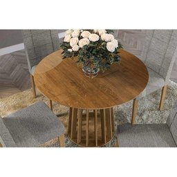 Base Mesa de Jantar Lavanda BA45 Madeirado s/ Tampo Freijó - Kappesberg - 3