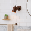 Ver imagem 1 de Luminária de Parede Arandela Articulada Spot Ligabue Marrom Cortem