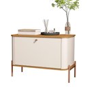 Ver imagem 1 de Cômoda Pequena Irondale Off White Nature Bronze