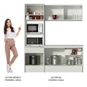 Ver imagem 3 de Cozinha Compacta Topazio Pop com Armário Branco