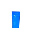 Ver imagem 1 de Lixeira azul com tampa basculante 50 litros