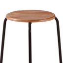 Ver imagem 7 de Kit 2 Banquetas para Cozinha com Base de Aço Cumbuca