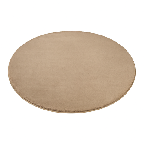 Tapete Felpudo Antiderrapante Aconchego Redondo 160cm - Edantex - 02