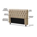 Ver imagem 3 de CABECEIRA 90 GABRIELA COR SUEDE BEGE TOPÁZIO DECOR