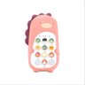 Celular Telefone De Brinquedo Dinossauro Musical Bebê Infantil Criança Menina Feminino Pimpolho Rosa - 1