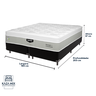 Cama Box Preto e Colchão King Massageant Unique - 3