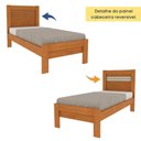 Ver imagem 3 de Cama de Solteiro para Colchão 88x188cm Multimóveis CR35461 Cinamomo