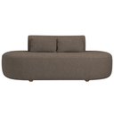 Ver imagem 3 de Sofá Orgânico Horizonte 3 Lugares 210cm Bouclé Marrom - Nexta Casa