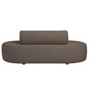 Ver imagem 2 de Sofá Orgânico Horizonte 3 Lugares 210cm Bouclé Marrom - Nexta Casa