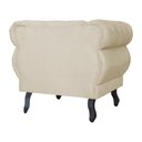 Ver imagem 6 de Kit 2 Poltronas Decorativa Sala Recepção Maya Suede Bege LM DECOR