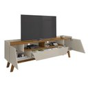Ver imagem 2 de Rack para Tv Florença 2 Portas Off White/naturalle - Bechara