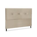 Ver imagem 2 de Cabeceira Estofados Casal Quarto 1,44cm Mariana Suede Bege Madelina Decor