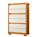Ver imagem 2 de Comoda 6 Gavetas Moreira Sales Cinamomo Off White