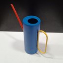 Ver imagem 3 de Vaso Decorativo Enfeite Metal 23x25x25cm Azul