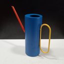Ver imagem 2 de Vaso Decorativo Enfeite Metal 23x25x25cm Azul