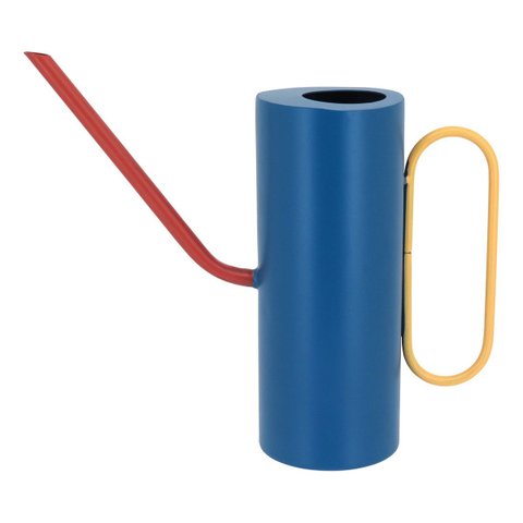 Vaso Decorativo Enfeite Metal 23x25x25cm Azul