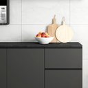Ver imagem 2 de Tampo para Balcão de Cozinha 120cm MDP Grace Lacca Onix Z44 - Mpozenato