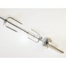 Espeto Giratório em Inox Movido A Pilha - Garfo Ajustável - 5
