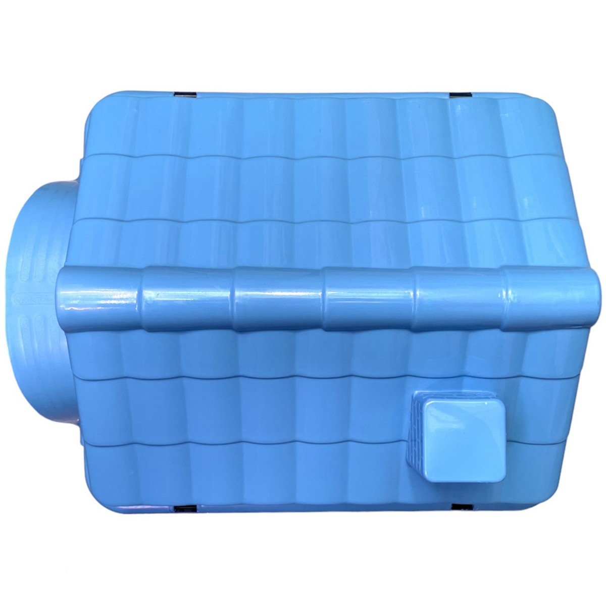 Casinha Cristino Tam. N2 Pet Cachorros Cães Casa Plástico Resistente - Azul - 6