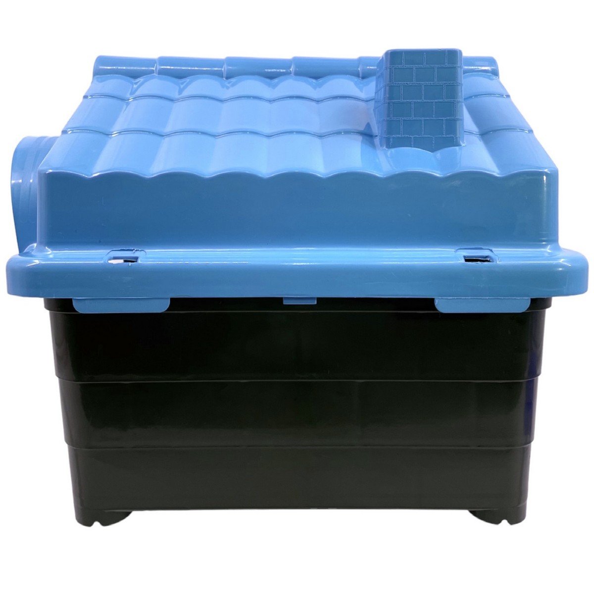 Casinha Cristino Tam. N2 Pet Cachorros Cães Casa Plástico Resistente - Azul - 5