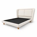 Ver imagem 6 de Cama Japonesa com Cabeceira Casal Blind Haru Linho Off White - Sallar Home