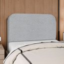 Ver imagem 2 de Cabeceira Casal 140 Cm com Frame Alana Boucle Cinza Artte