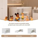 Ver imagem 6 de Quarto de Bebê Completo Berço 3 em 1 com Colchão/Guarda-Roupa e Cômoda Encanto Multimóveis