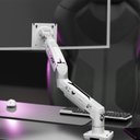 Ver imagem 1 de Suporte Articulado Gamer de Mesa para Monitor 17 a 35 Polegadas até 9kg Pistão a Gás Elg F80SKIN-W