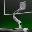Ver imagem 4 de Suporte Articulado Gamer de Mesa para Monitor 17 a 35 Polegadas até 9kg Pistão a Gás Elg F80SKIN-W