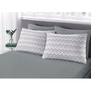 Lençol Avulso - Solteiro - 100% Algodão - Comfort - Cinza - Sul Brasil