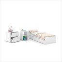 Ver imagem 7 de Berço Laqueado 100% MDF Formare c/ Gavetas e Nicho Branco Soft 61081 Matic Moveis