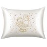 Fronha de Cetim Personalizada Presépio Dourado Natal Cute 1 - 1