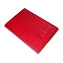 Ver imagem 1 de Tampa Tampão Chão Alumínio Fundido Incêndio Vermelho 60x40cm
