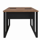 Ver imagem 4 de Mesa Plataforma Dupla para Escritório Home Office 90x120cm VRA9014 Cor Sevilha/Preto - Web Office