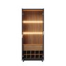 Conjunto Cristaleira 2 Portas de Vidro Guanabara com Led e Buffet Sala de Jantar 4 Portas Vitória - 5
