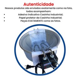 Fritadeira Industrial Elétrica Tacho Profissional 5l Óleo Residencial - Ci220v - Casinha Industrial - 8
