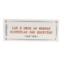 Ver imagem 1 de Quadro Box Lar Historias em Mdf 12x30