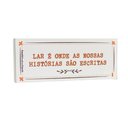 Ver imagem 2 de Quadro Box Lar Historias em Mdf 12x30