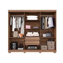 Ver imagem 3 de Guarda Roupa Casal 6 Portas 2 Gavetas Argélia Corrediças Telescópicas