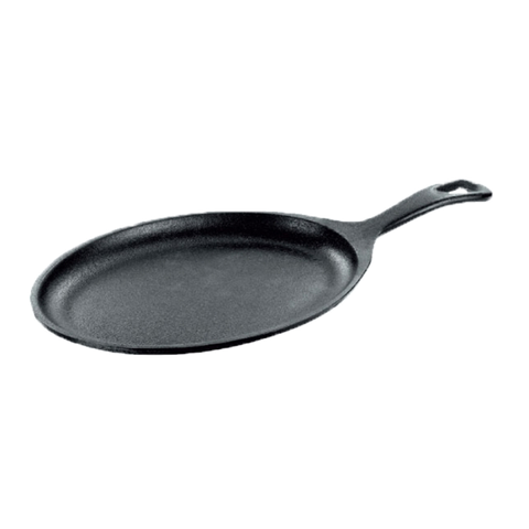 Frigideira e Chapa Oval Ferro Fundido 25x18cm - Panela Mineira