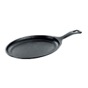 Ver imagem 1 de Frigideira e Chapa Oval Ferro Fundido 25x18cm - Panela Mineira