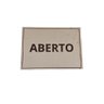 Placa Sinalização 1-2 Oficio Aberto Mdf Branco - 1