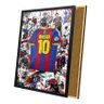 Quadro Desenho Camisa 10 Barcelona Art Messi Moldura e Vidro - 2