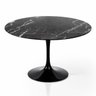 Mesa de Jantar Tulipa Saarinen Redonda 100 Cm Mármore Nero - 1