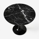 Ver imagem 2 de Mesa de Jantar Tulipa Saarinen Redonda 100 Cm Mármore Nero