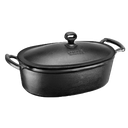 Ver imagem 1 de Caçarola Oval Ferro Fundido 5 Litros 35x24,5x11 cm Panela Minei